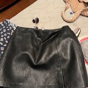 Leather skirt